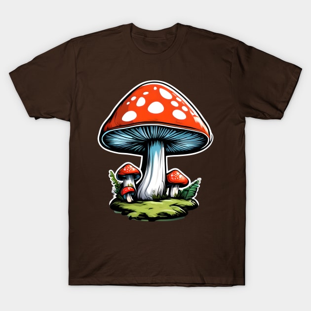 Mushrooms T-Shirt by Jaymz Weiss Designz